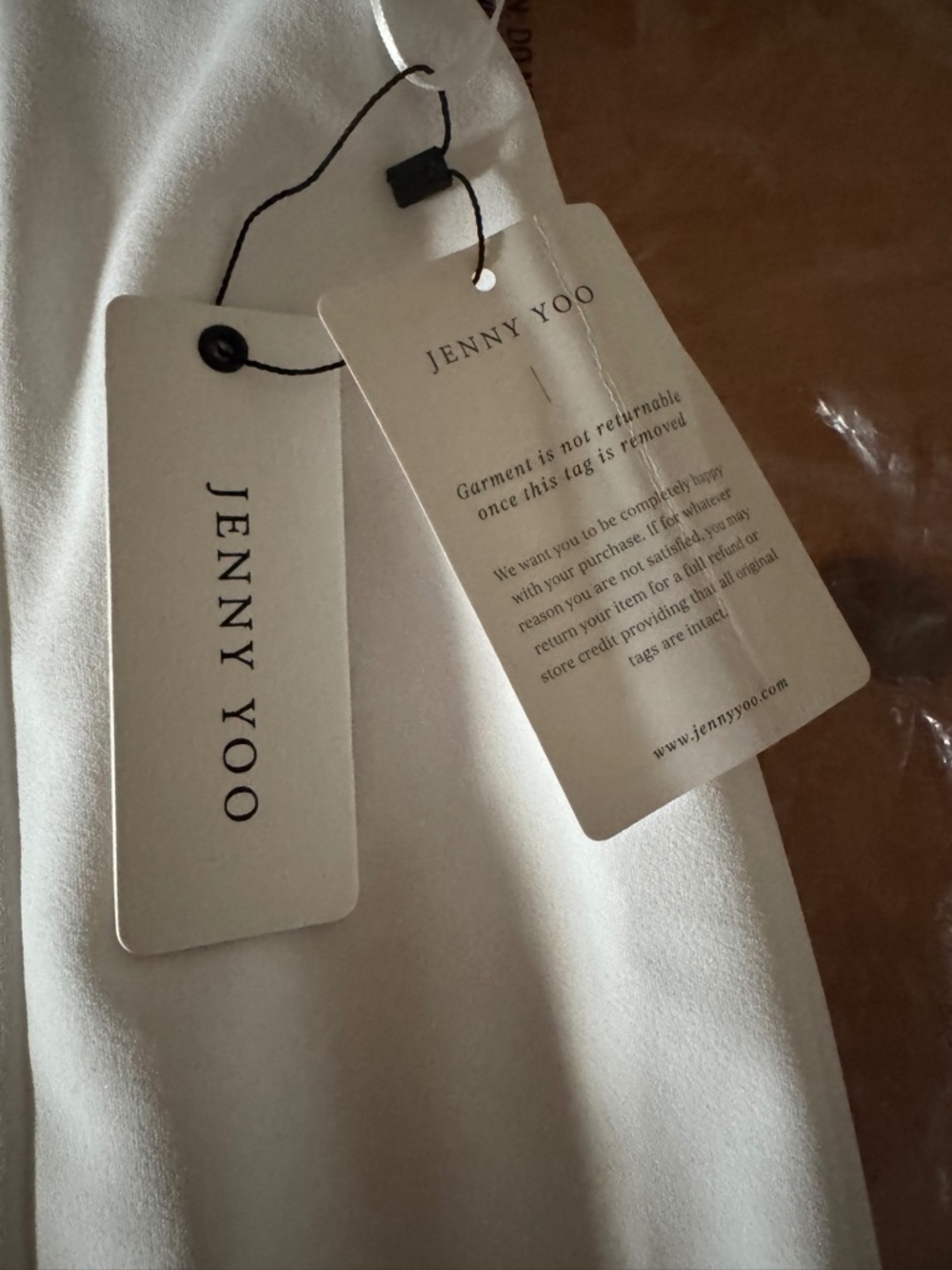 Jenny Yoo, Wedding Dress, Midi, White, Blaire, Women's 0 - Picture 5 of 15